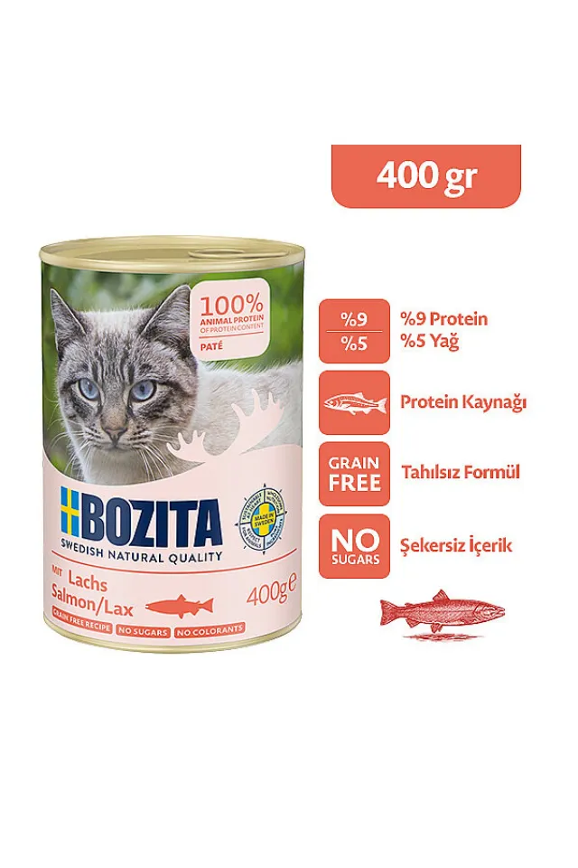 Somon Balıklı Pate Kedi Konservesi 400 gr