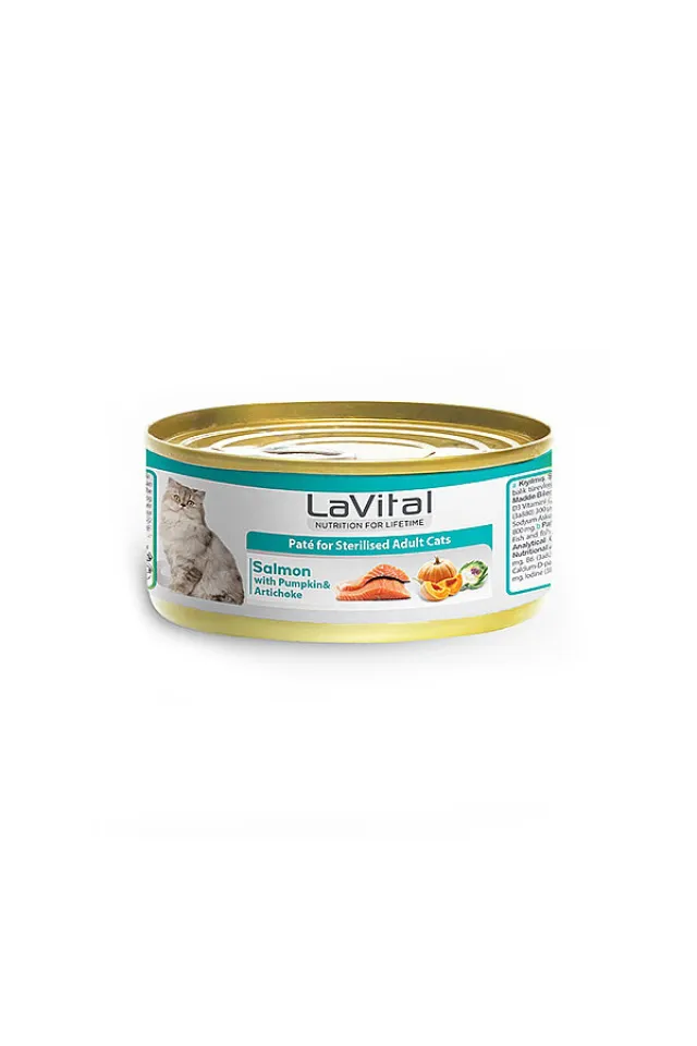 Somonlu, Balkabaklı ve Enginarlı Kısırlaştırılmış Yetişkin Yaş Kedi Maması 85 g