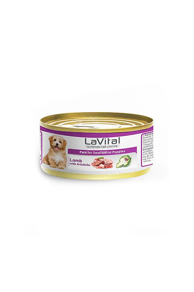 Kuzu Etli ve Enginarlı Küçük Irk Yavru Yaş Köpek Maması 85 g