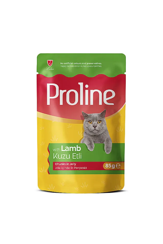 Kedi Konservesi Kuzu Etli Jelly İçinde Parçacıklı 85 Gr