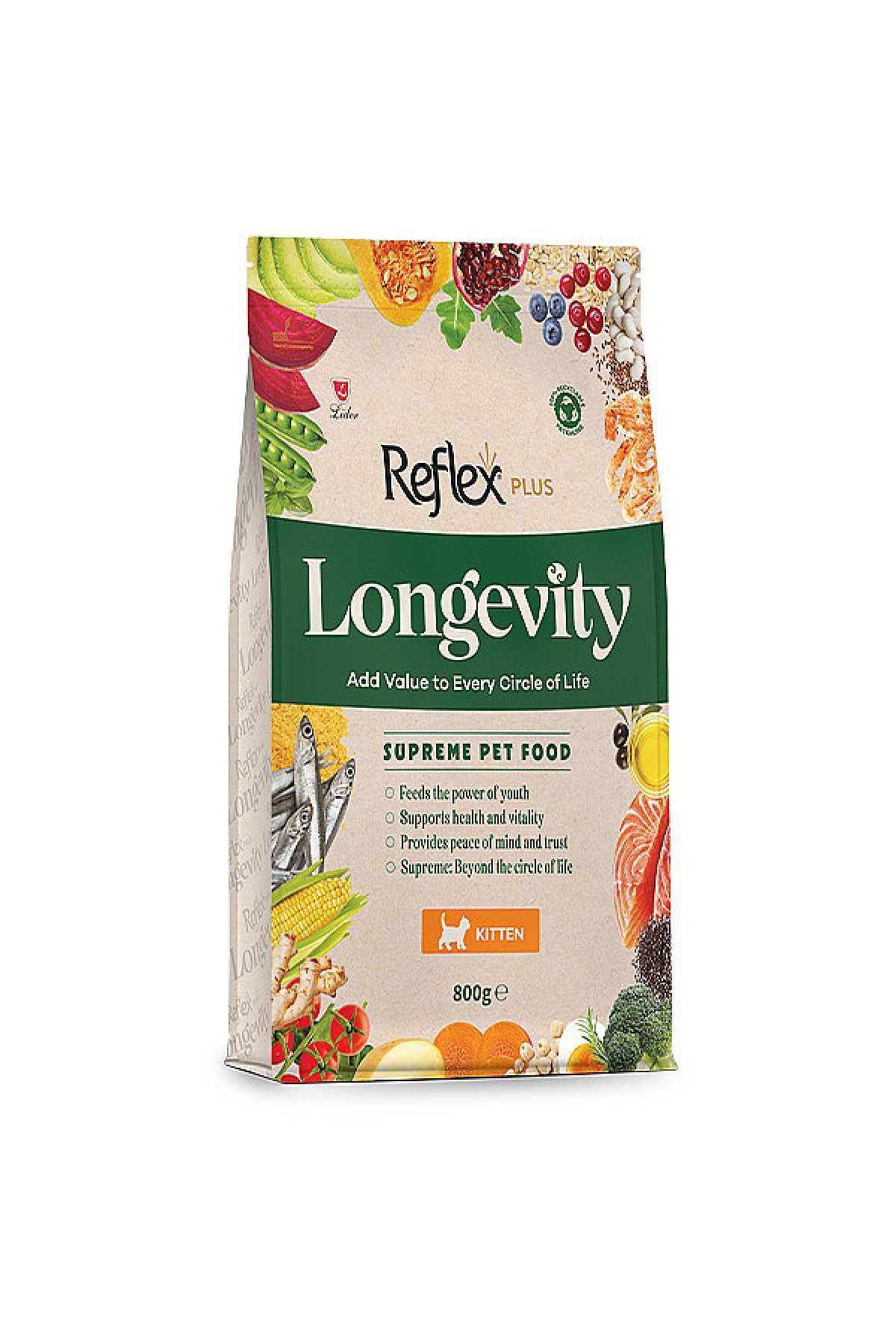Plus Longevity Hipoalerjenik Yavru Kedi Maması 800 g