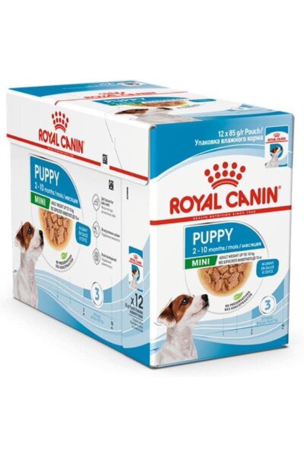 Mini Puppy Pouch Konserve Yavru Köpek Maması 12 X 85 gr