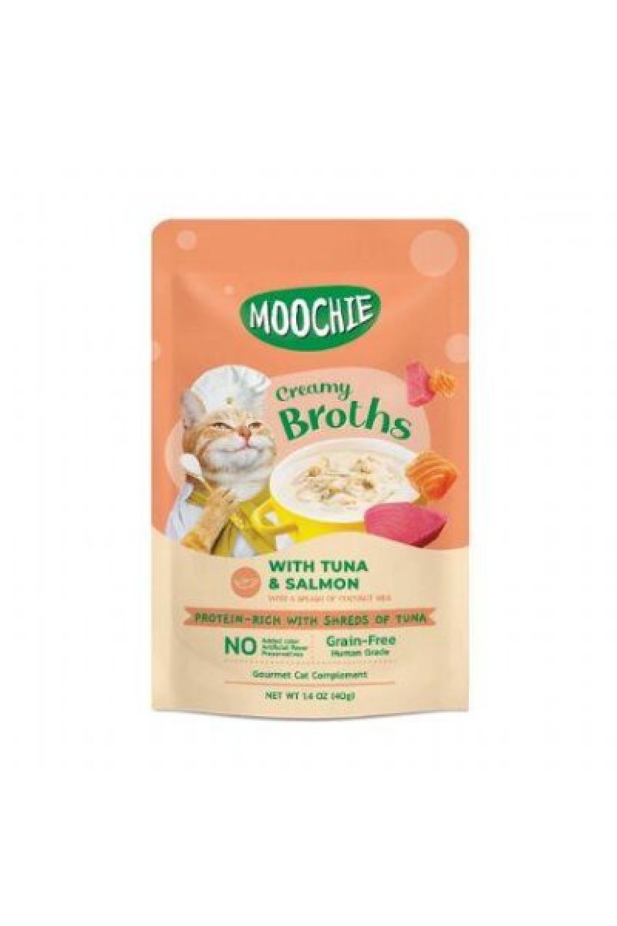 Ton ve Somon Balıklı Kedi Çorbası 40 gr