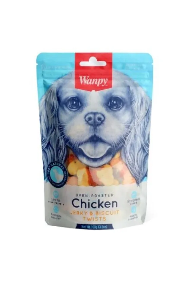 Kalsiyumlu Gerçek Tavuk Sargılı Bisküvi Köpek Ödülü 100 gr