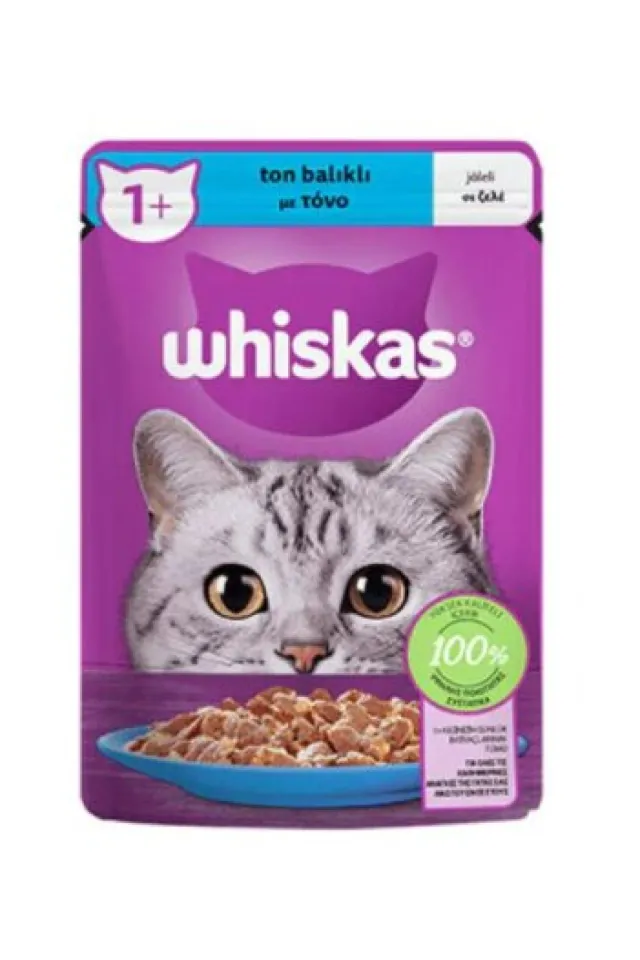 Pouch Jöle İçinde Ton Balıklı Yetişkin Kedi Konservesi 85 gr 28 Adet
