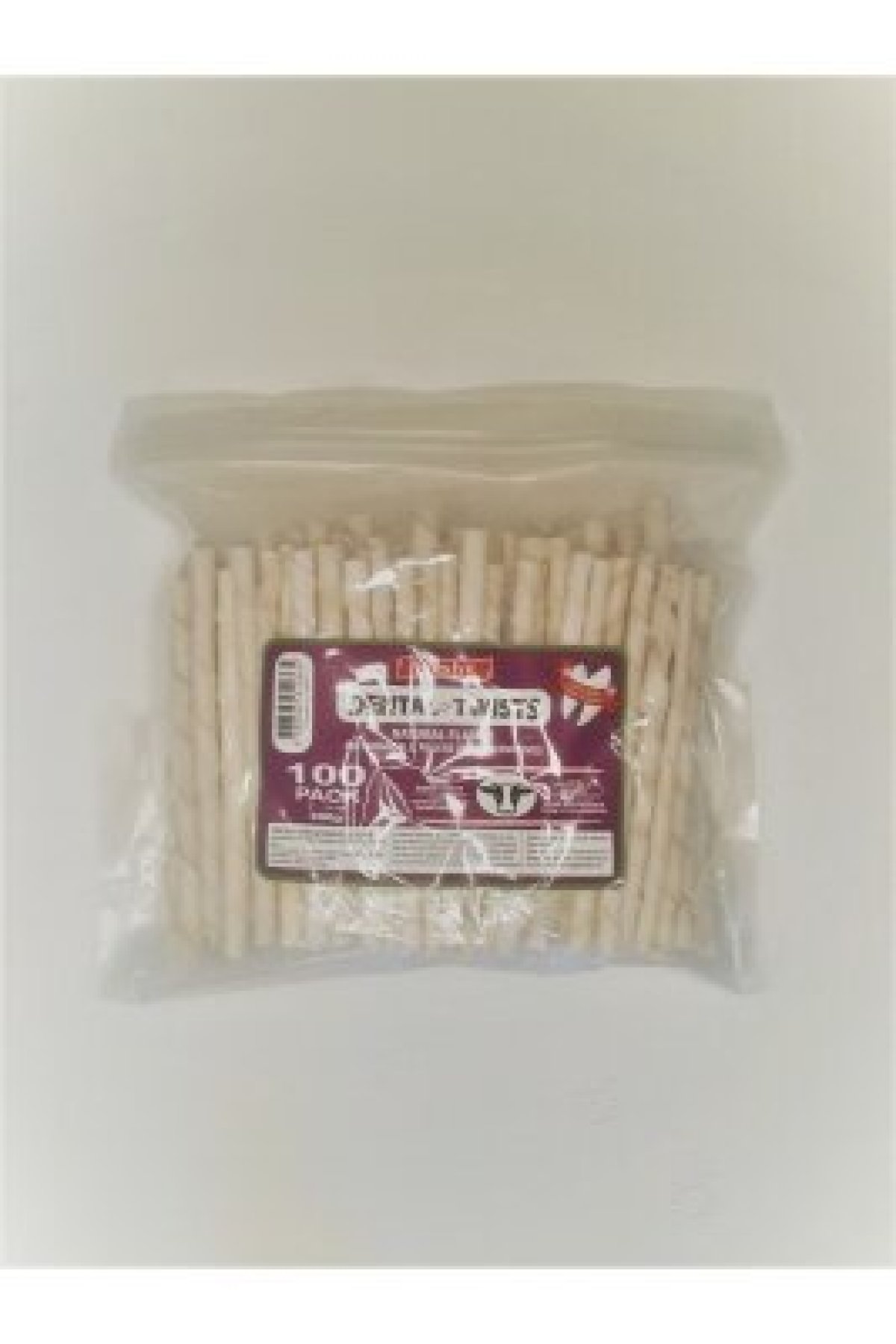 Dental Burgu Köpek 100'lü Paket - 13 cm