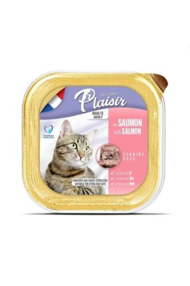 Pate Ezme Somonlu Yetişkin Kedi Konservesi 100 gr