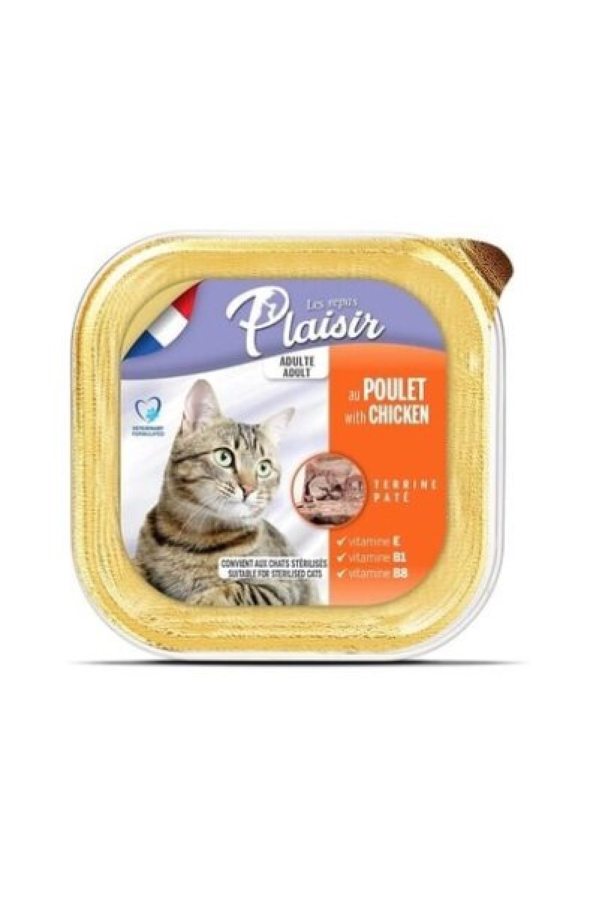 Pate Ezme Tavuklu Yetişkin Kedi Konservesi 100 gr