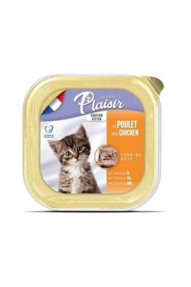 Pate Ezme Tavuklu Yavru Kedi Konservesi 100 gr