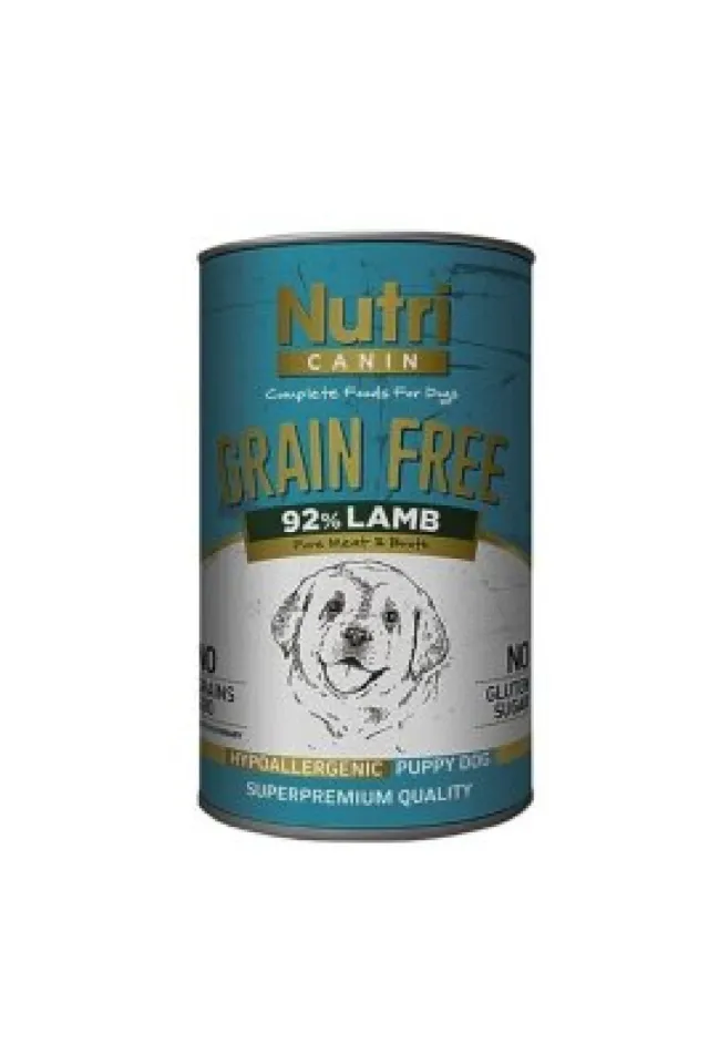 Tahılsız Kuzulu Yavru Köpek Konservesi 400 Gr