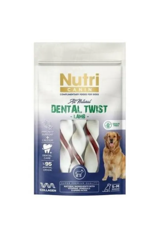 Rawhide Kuzu Eti Sargılı Kemik Köpek Ödülü 80 Gr