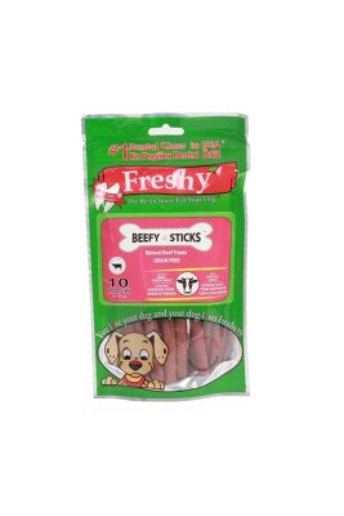 Beefy Sticks Gerçek Sığır Etli Köpek Ödül 10'lu