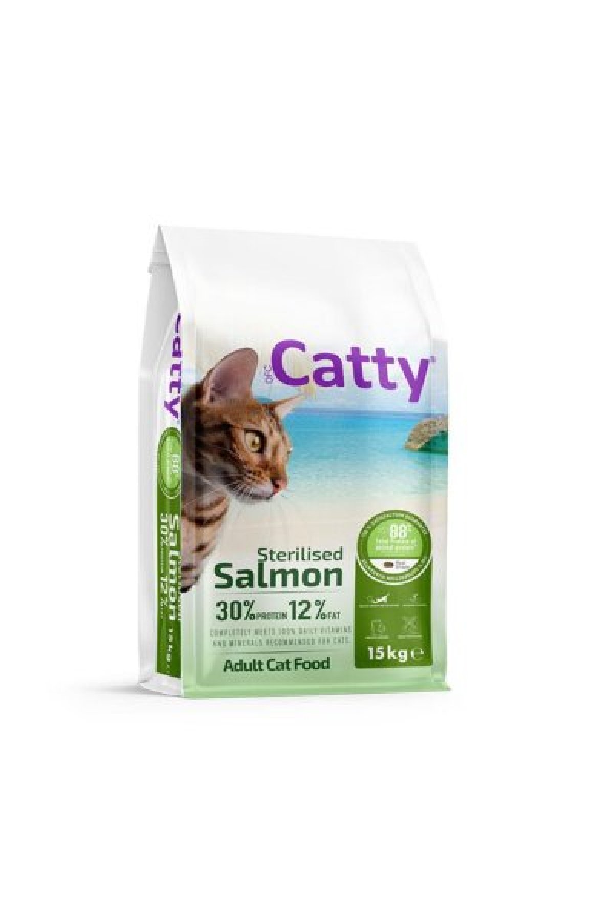 Somonlu Kısırlaştırılmış Yetişkin Kedi Maması 15 Kg