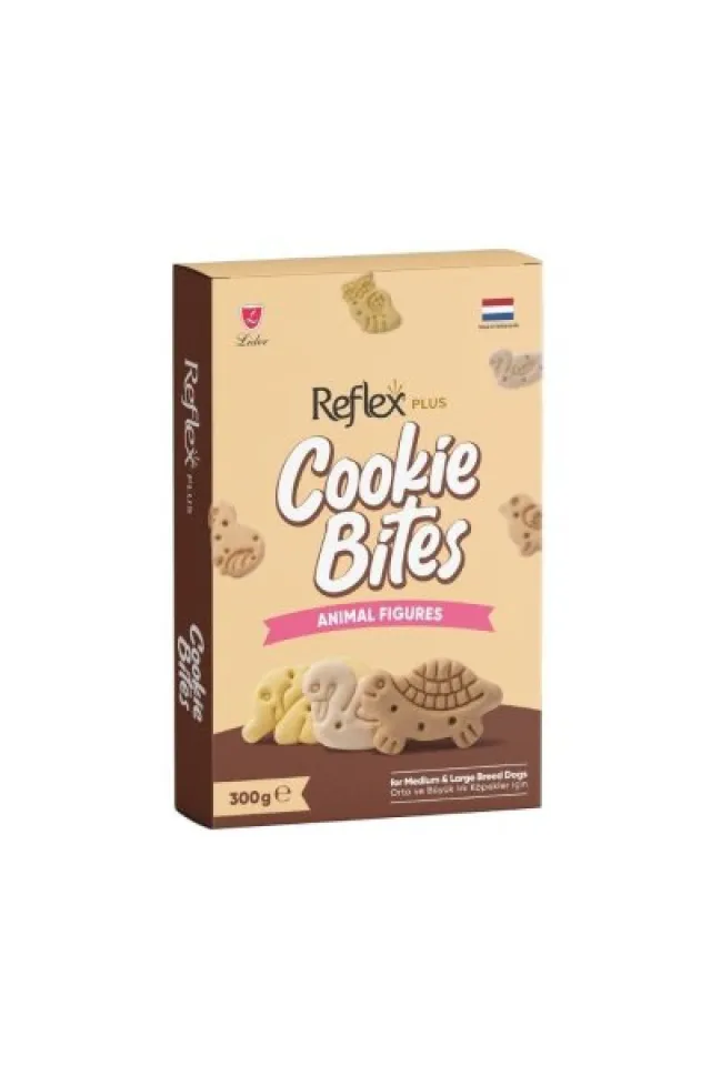 Cookie Bites Animal Figures Orta ve Büyük Irk Yetişkin Köpek Ödül Maması 300 gr
