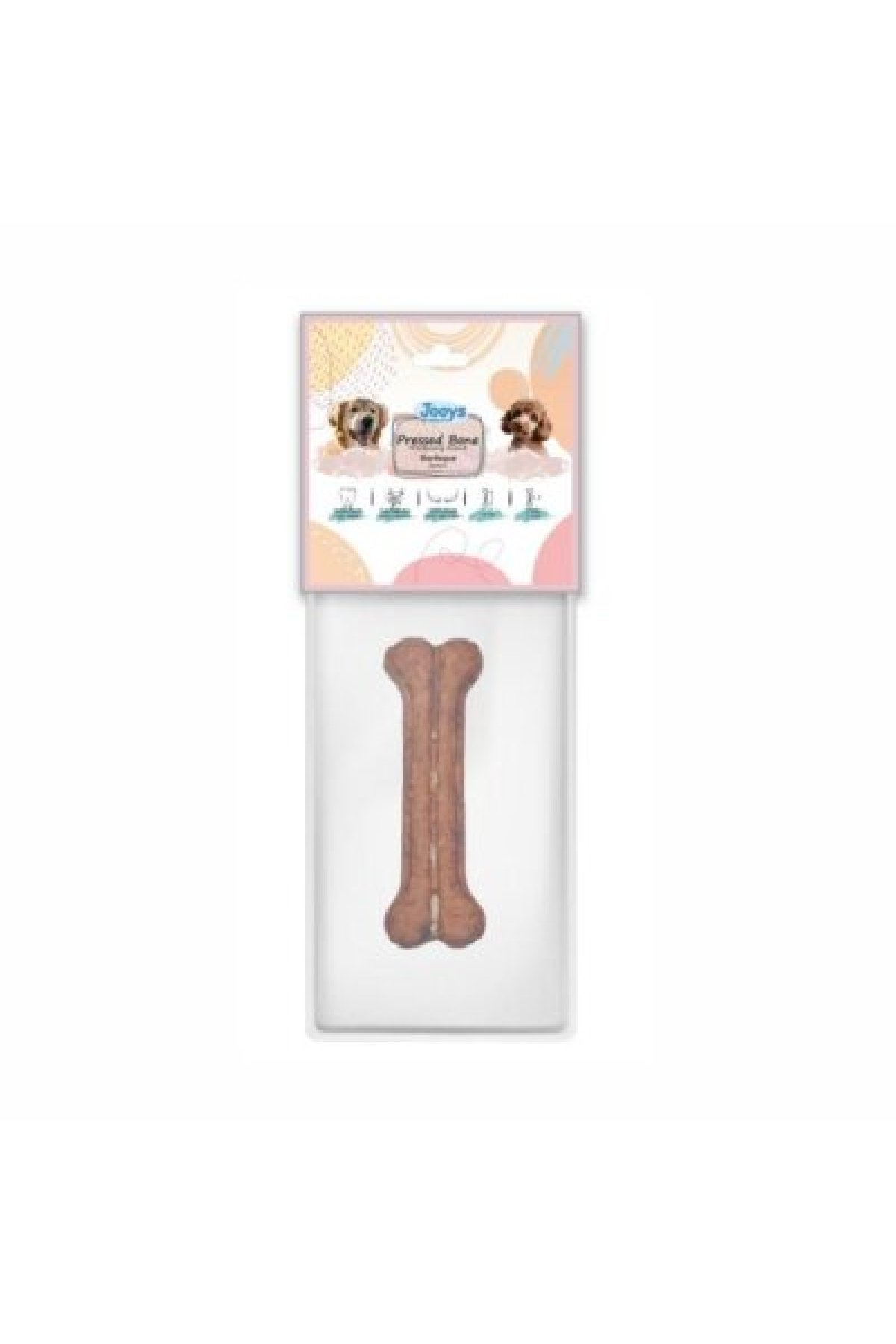 Barbekü Soslu Pres Köpek Ödül Kemiği 15 cm