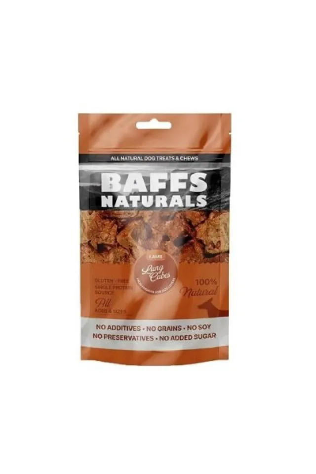 Baffs Natural Kuzu Ciğer Bisküvi Köpek Ödülü 100 Gr