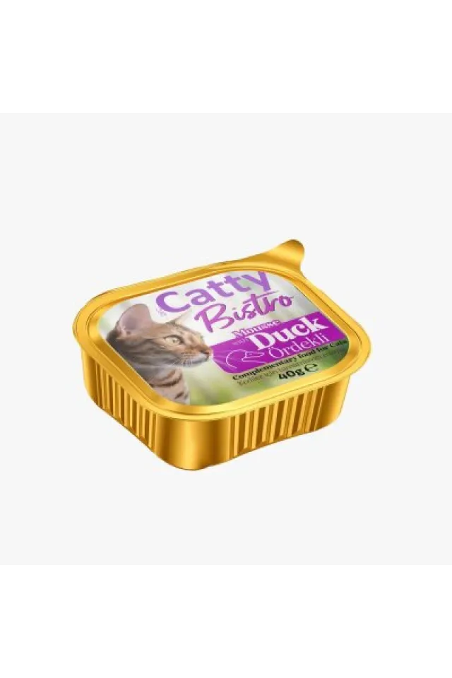 Bistro Mousse Ördekli Yetişkin Kedi Konservesi 40 Gr