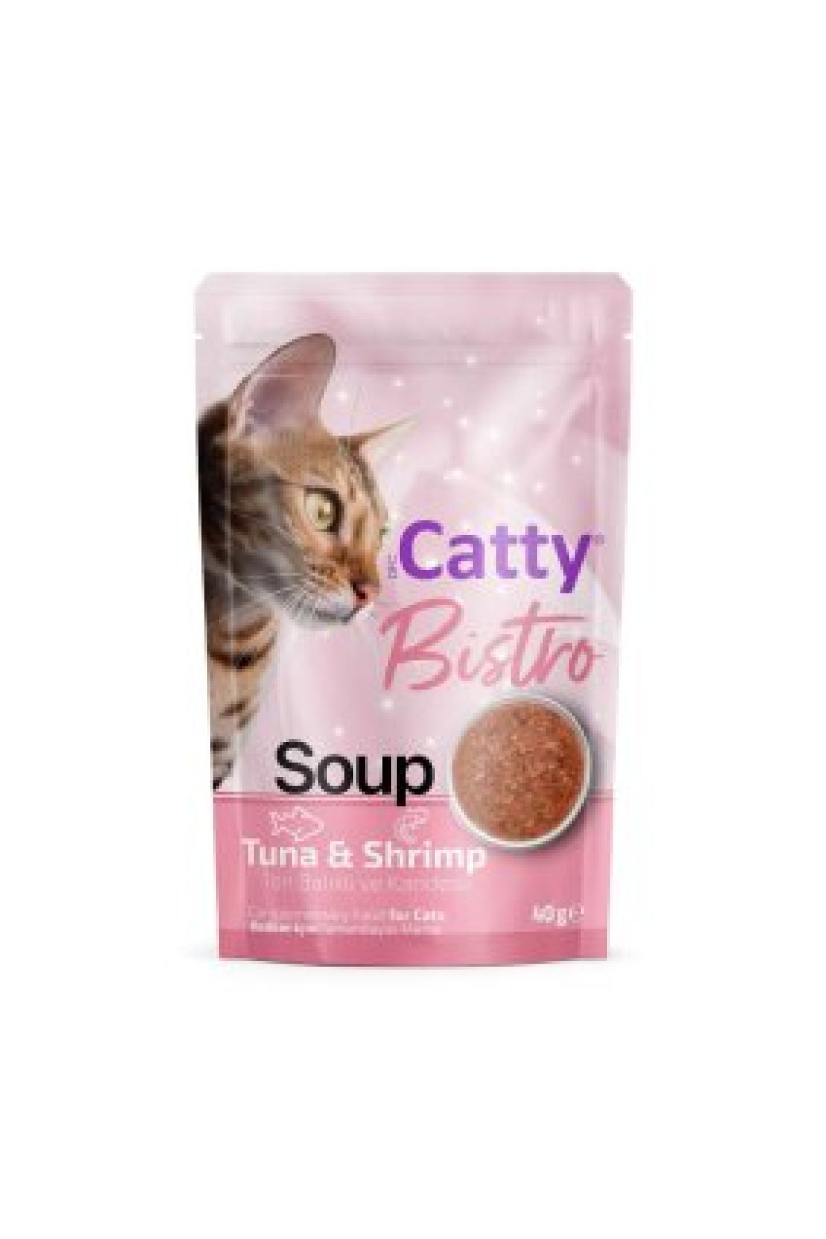 Bistro Ton Balıklı ve Karidesli Kedi Çorbası 40 Gr