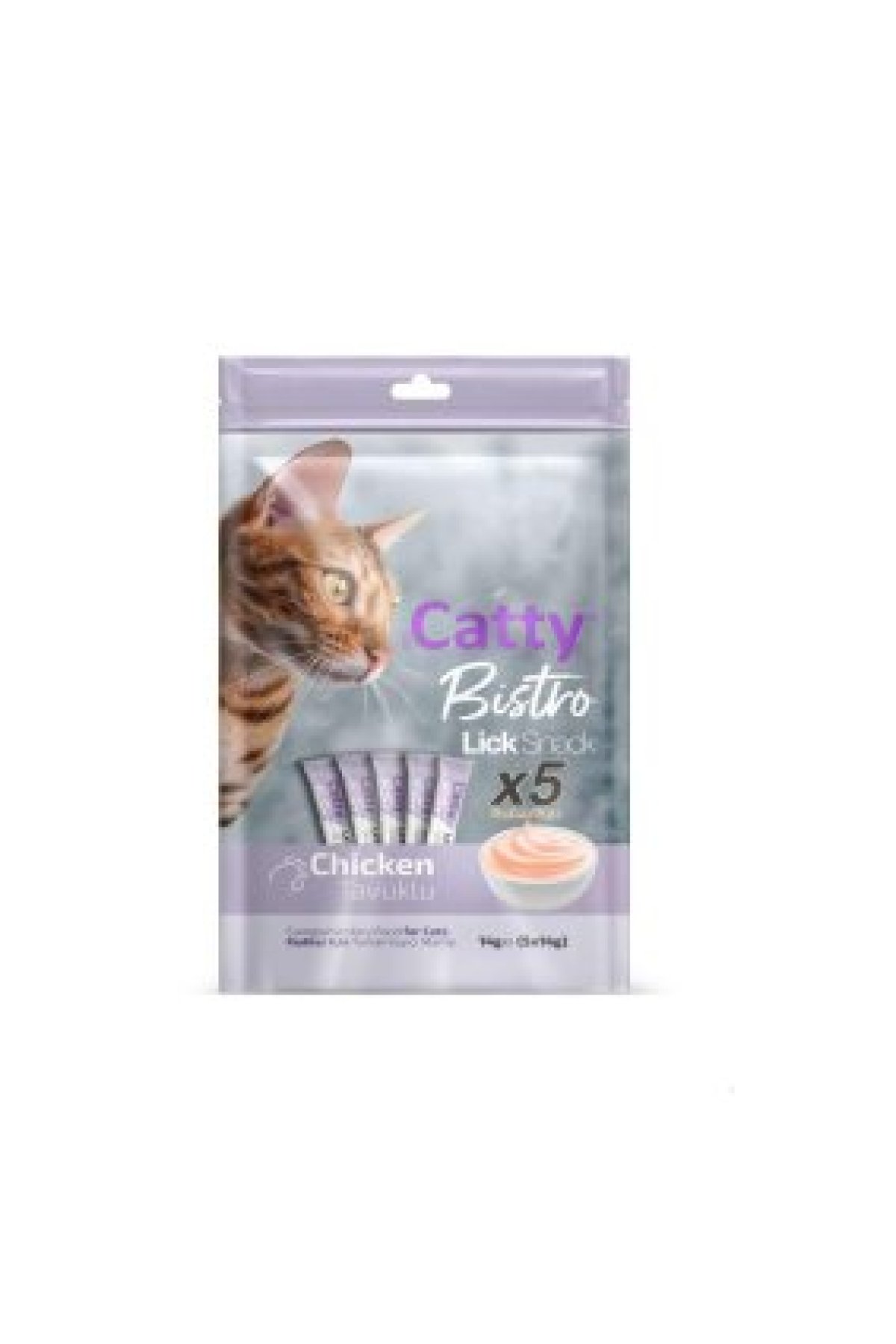 Bistro Tavuklu Kısır Kedi Krema Ödülü 5 x 14 Gr