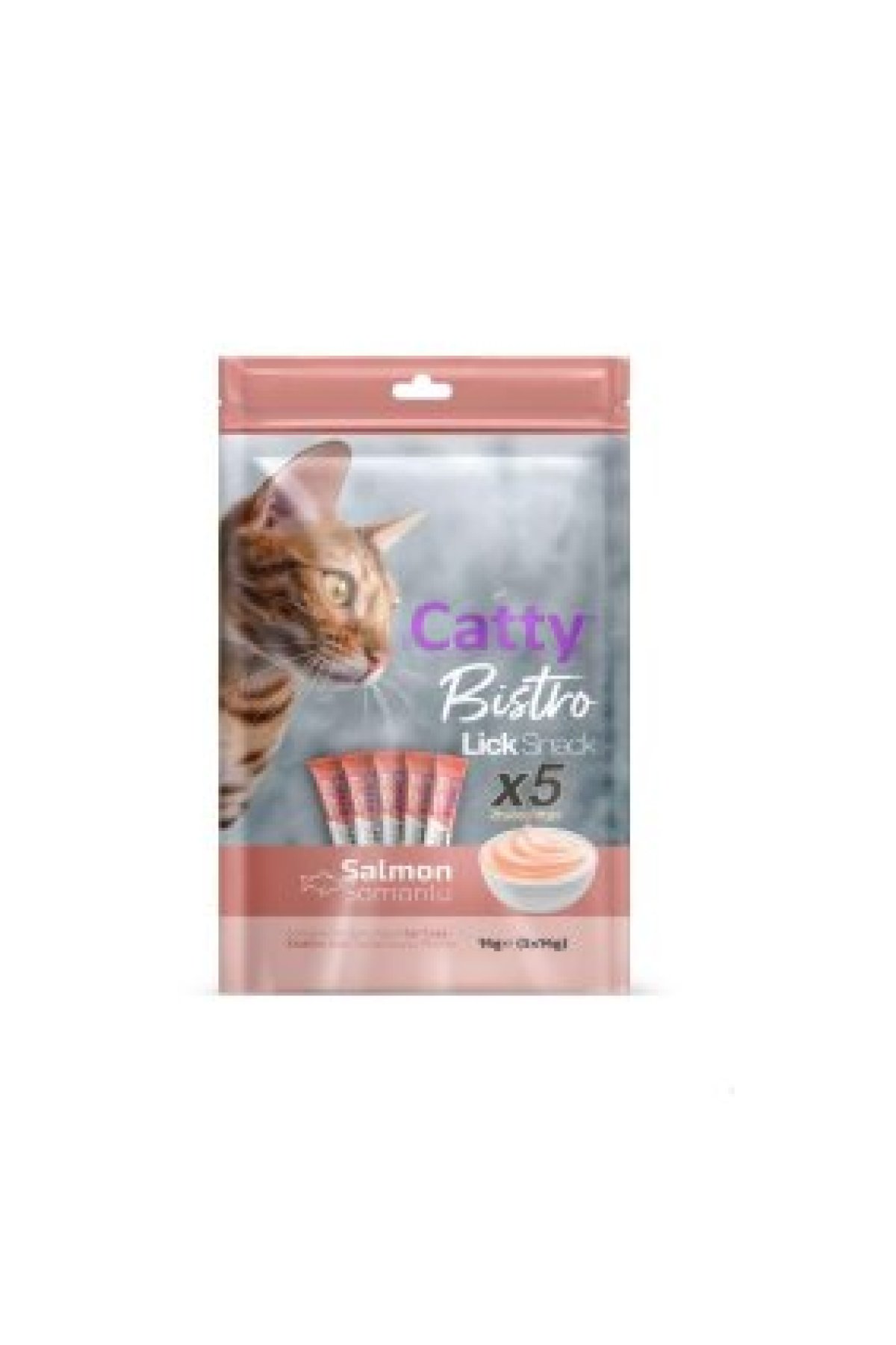 Bistro Somonlu Yetişkin Kedi Krema Ödülü 5 x 14 Gr
