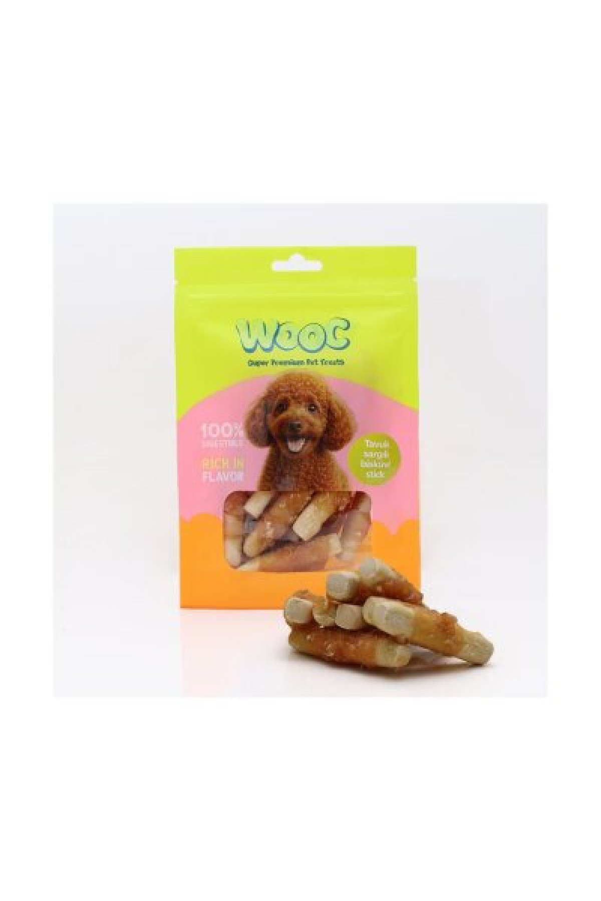 Tavuk Sargılı Bisküvi Stick Köpek Ödülü 75 Gr