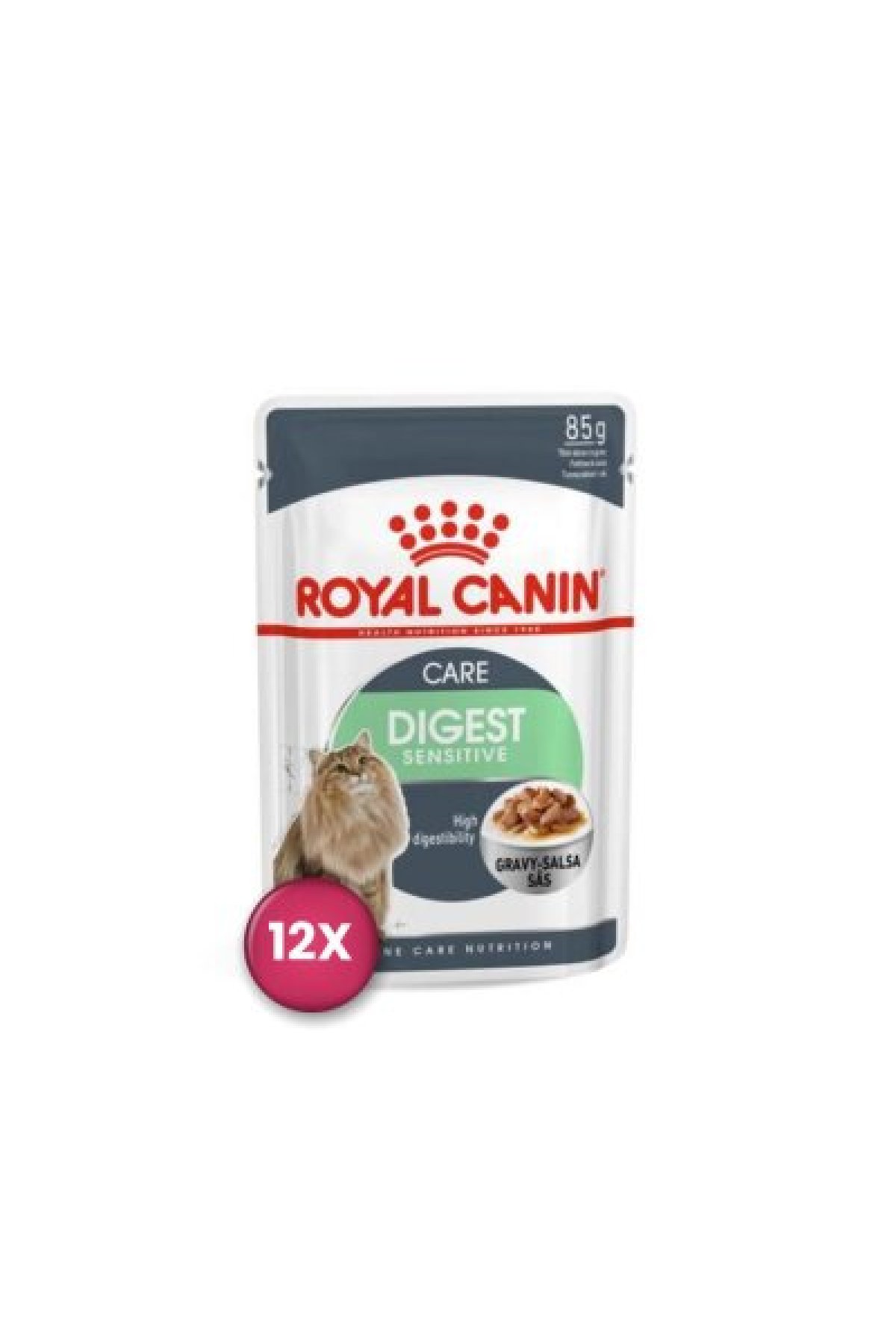 Digest Sensitive Pouch Hassas Kediler İçin Kedi Konservesi 85 gr X 12 Adet