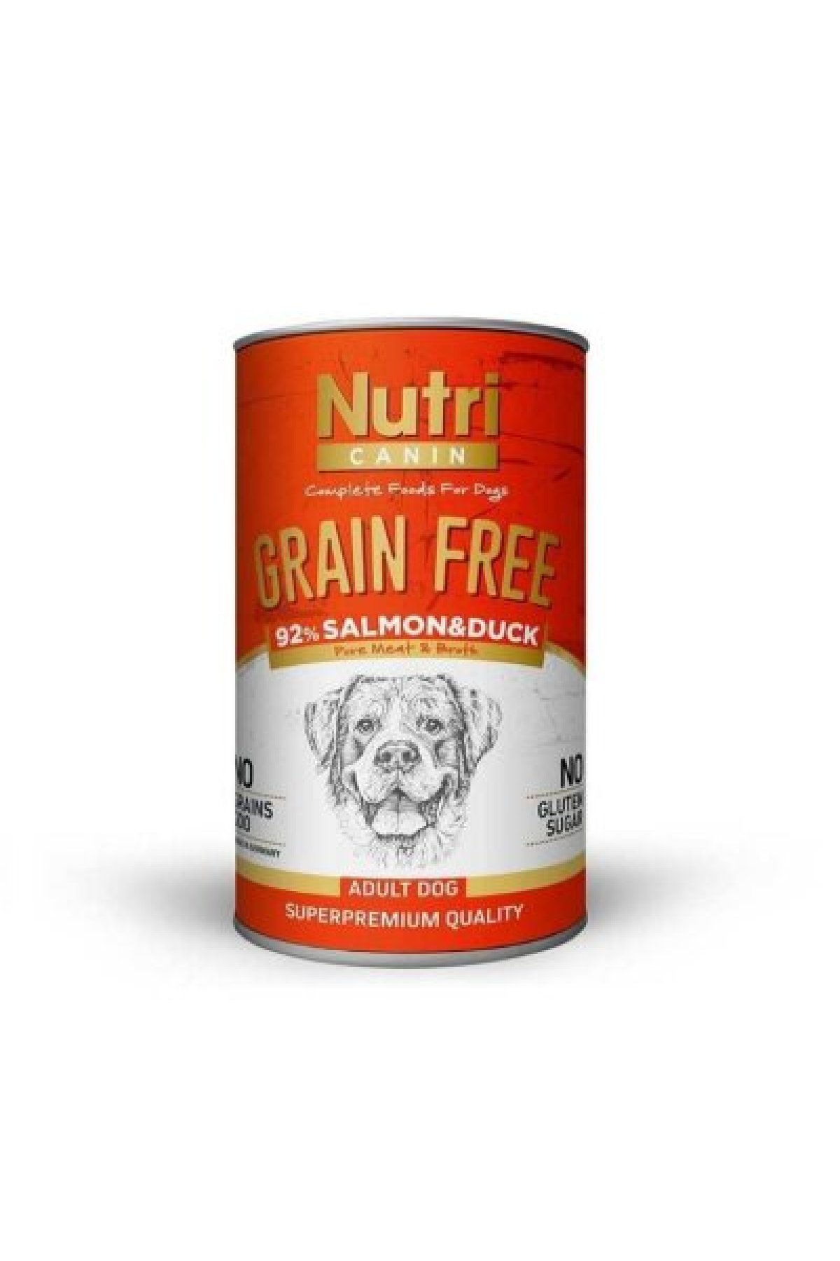 Nutri Canine Tahılsız Somonlu Ördekli Köpek Konservesi 400 Gr