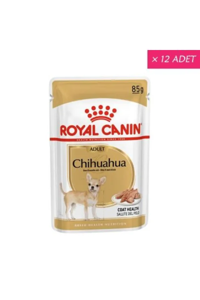Chihuahua Adult Pouch Yetişkin Köpekler İçin Konserve 85 Grx12 Adet