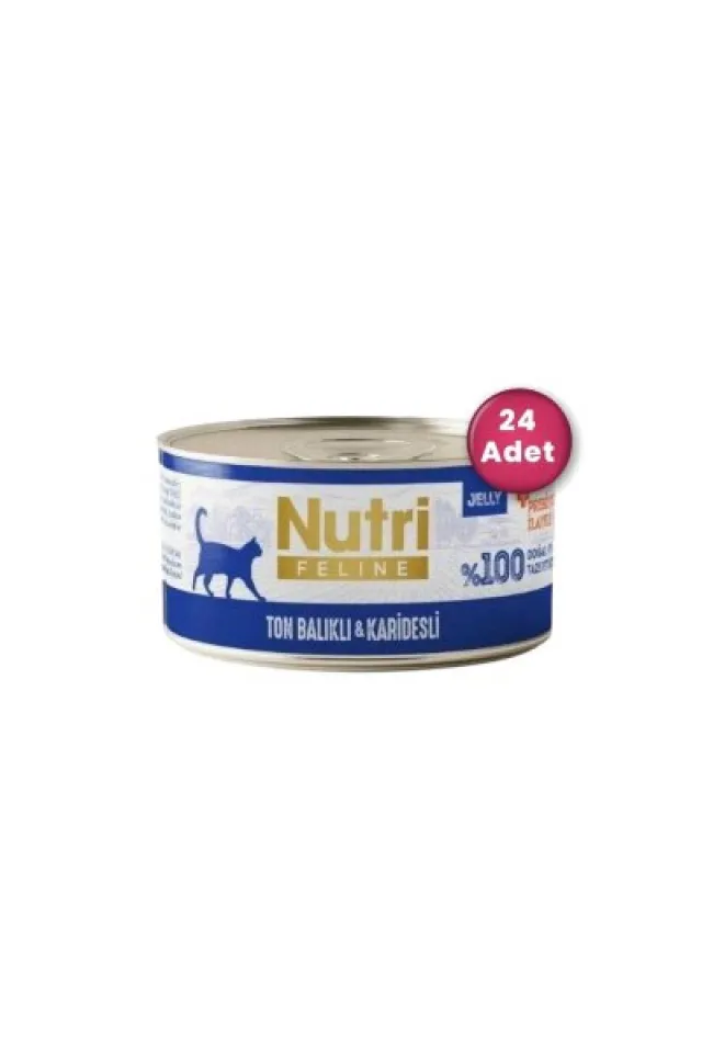Ton Balıklı ve Karidesli Tahılsız Yetişkin Kedi Konservesi 70 gr X 24 Adet