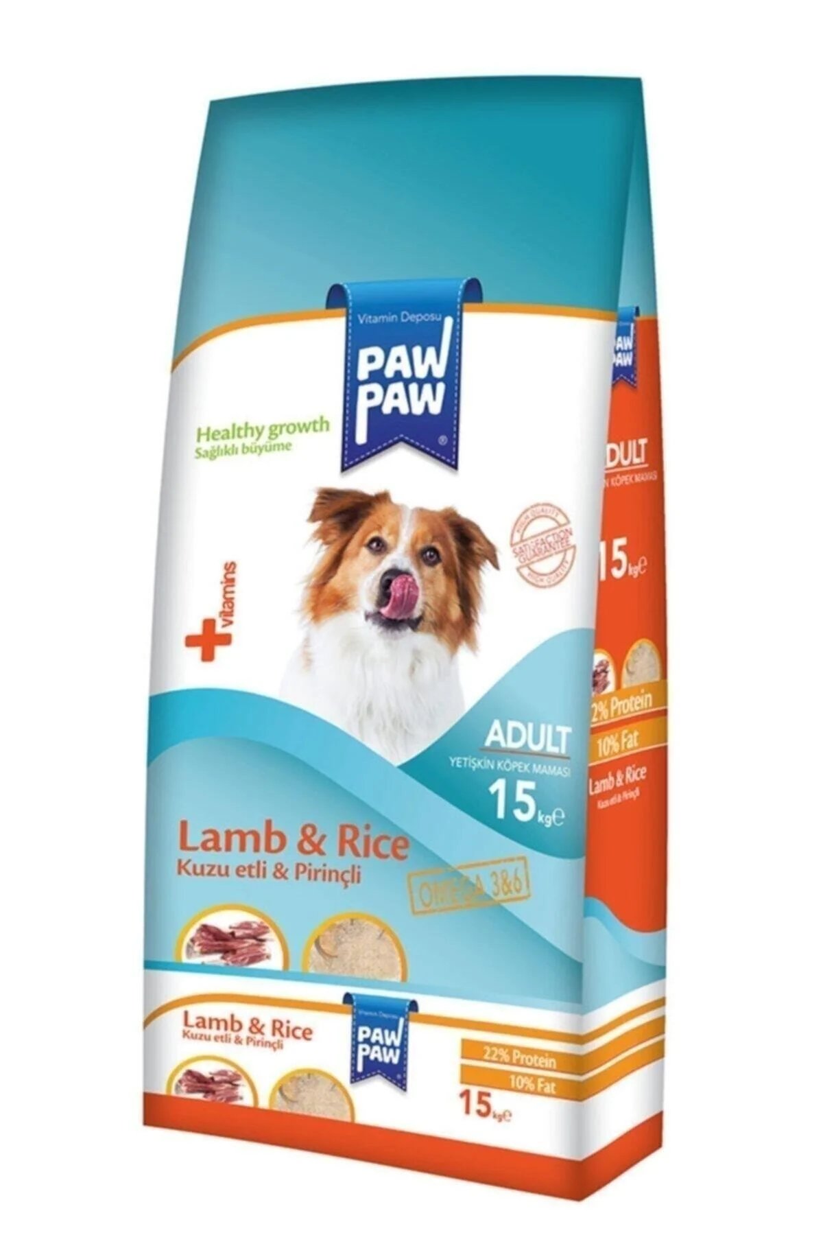 Kuzu Etli ve Pirinçli Yetişkin Köpek Maması 15 kg