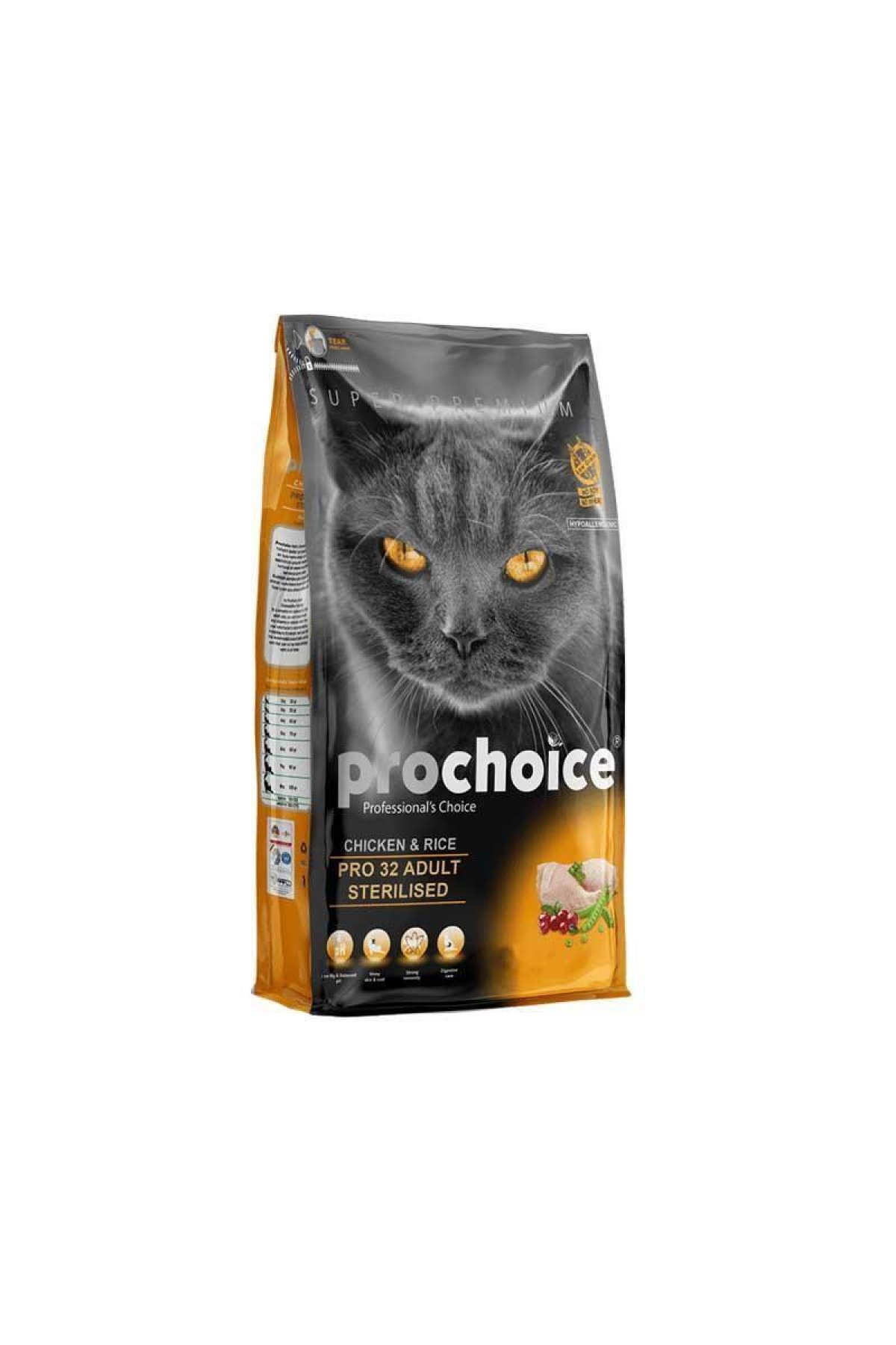 Pro 32 Sterilised Kısırlaştırılmış Yetişkin Kedi Maması 15 kg