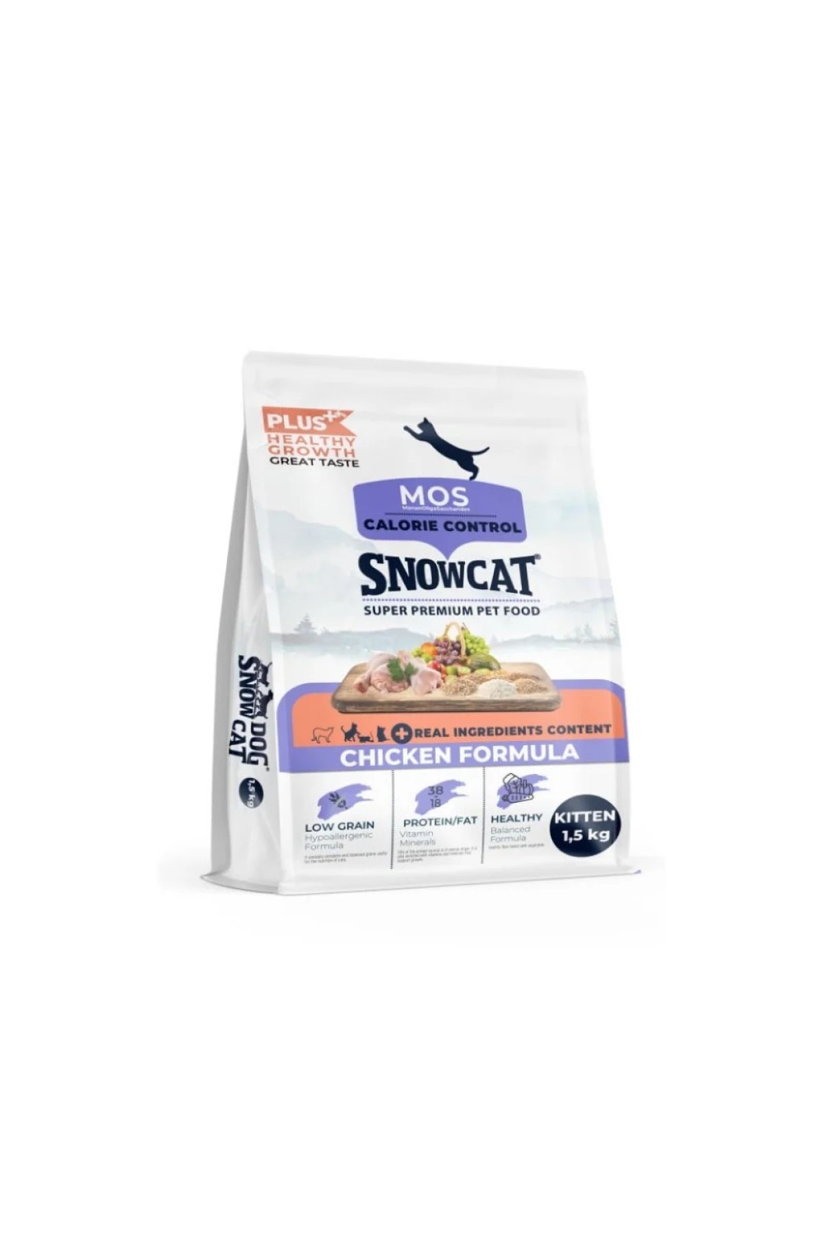 Plus Düşük Tahıllı Yavru Kedi Maması Tavuklu 1,5 Kg
