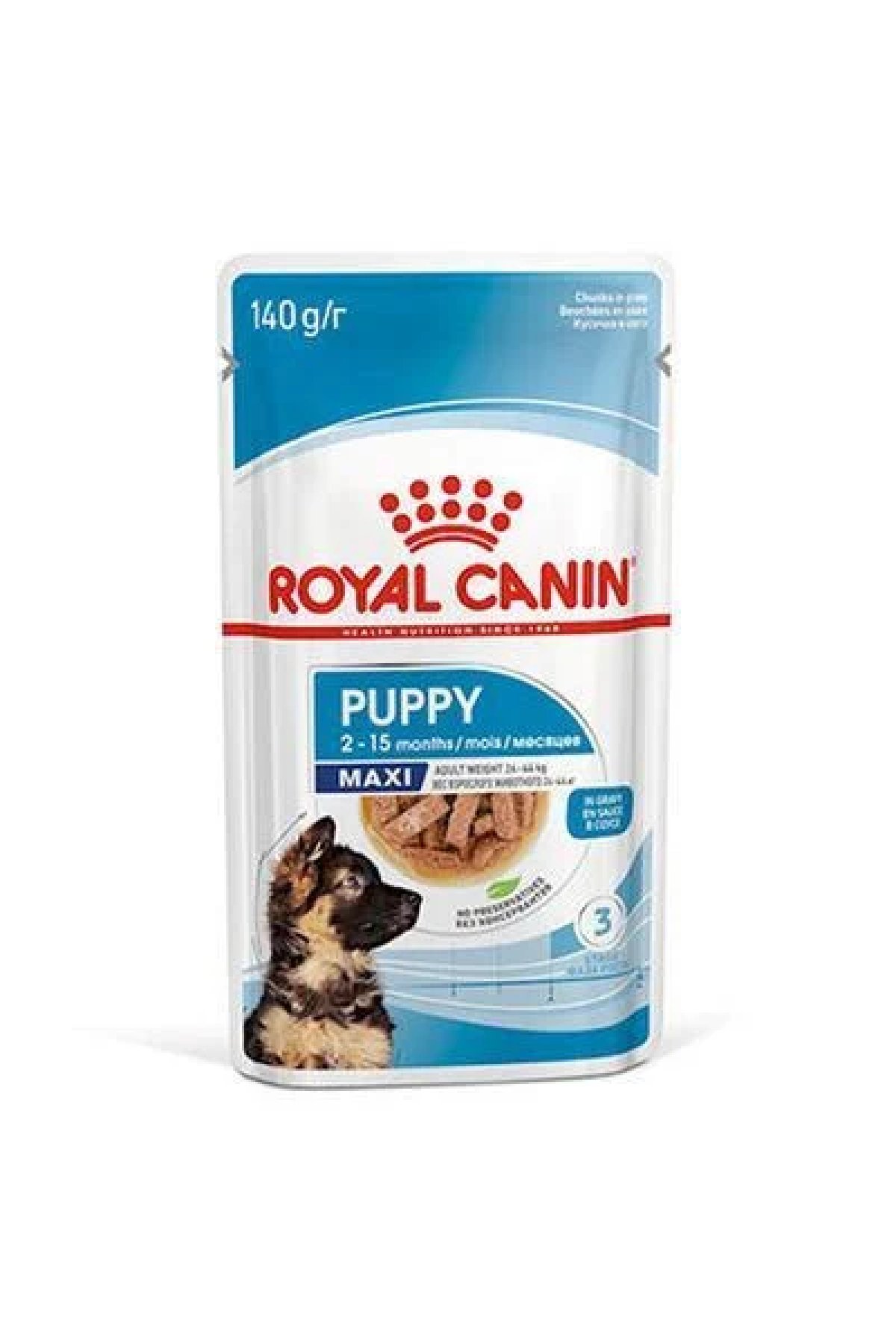 Maxi Puppy Gravy Köpek Yaş Maması 140 Gr x 10 Adet