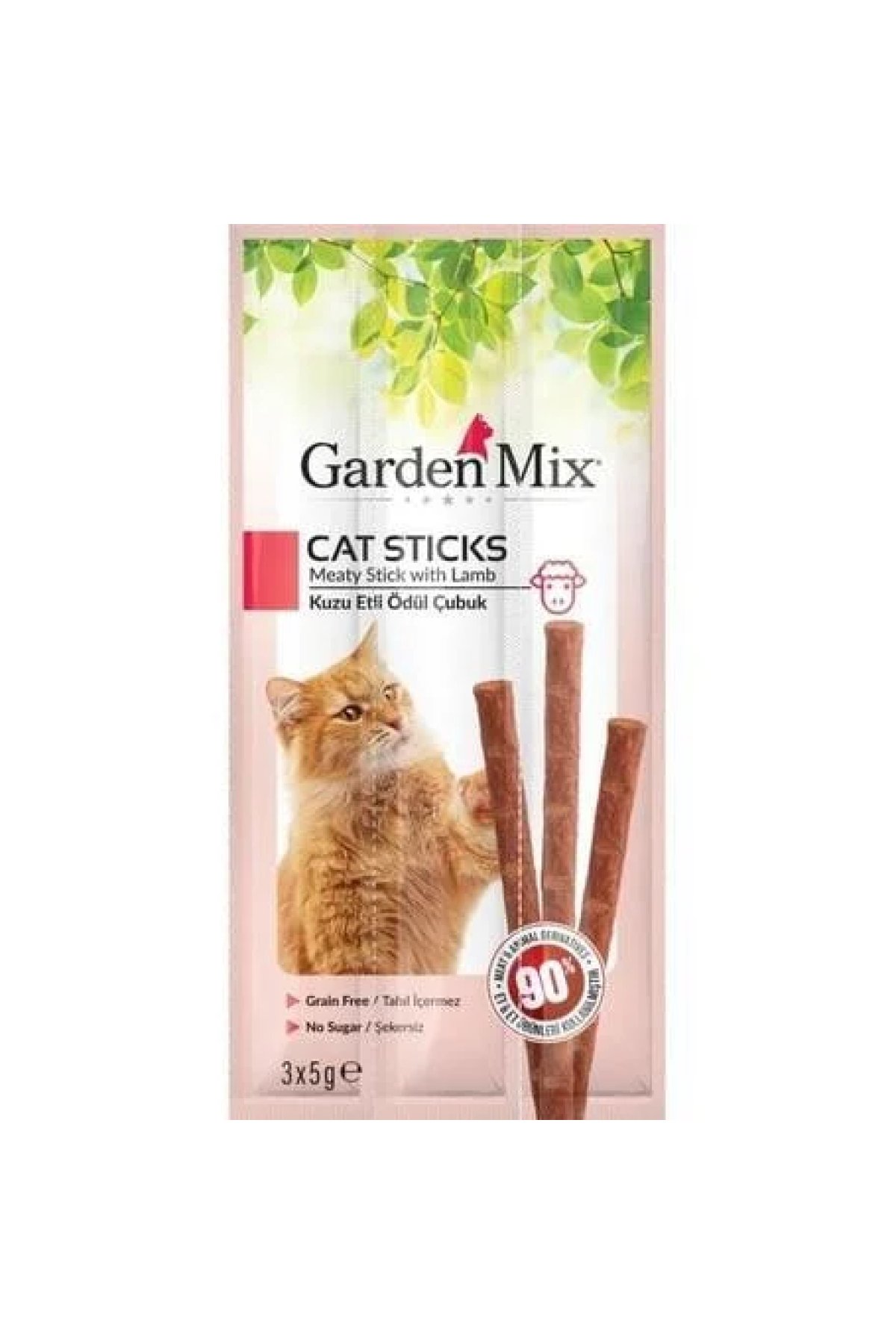 Stick Kedi Ödülü Kuzu Etli 3x5 Gr
