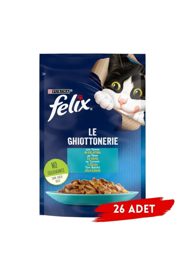 Ton Balıklı Yaş Kedi Maması 85 Gr X 26 Adet