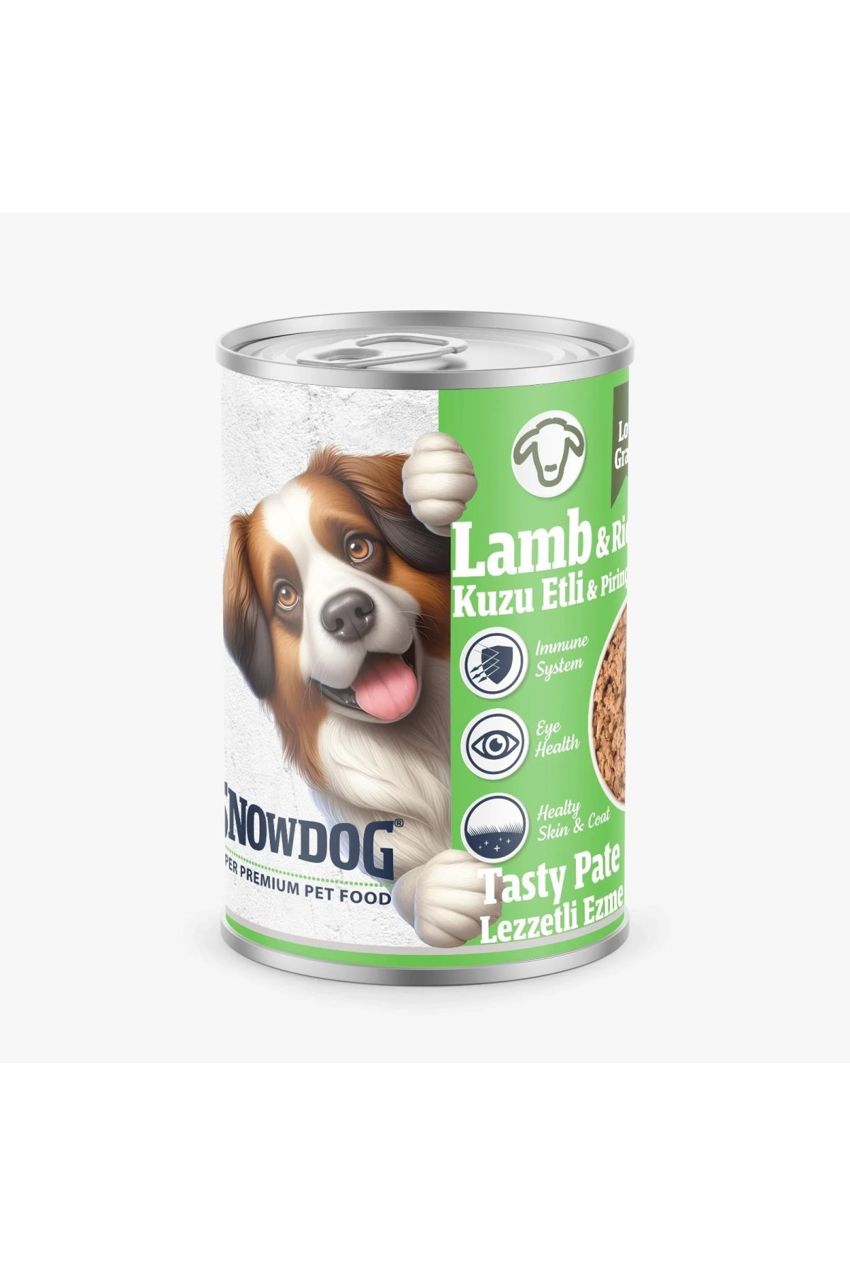 Premium Kıyılmış Kuzulu Yetişkin Köpek Konservesi 400 Gr