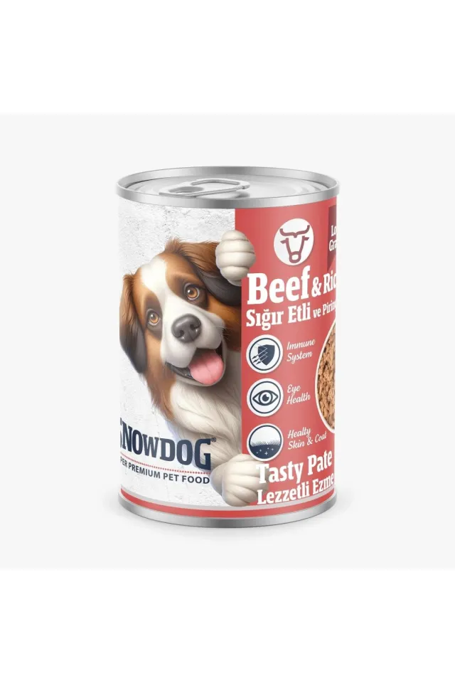 Premium Kıyılmış Sığırlı Yetişkin Köpek Konservesi 400 Gr