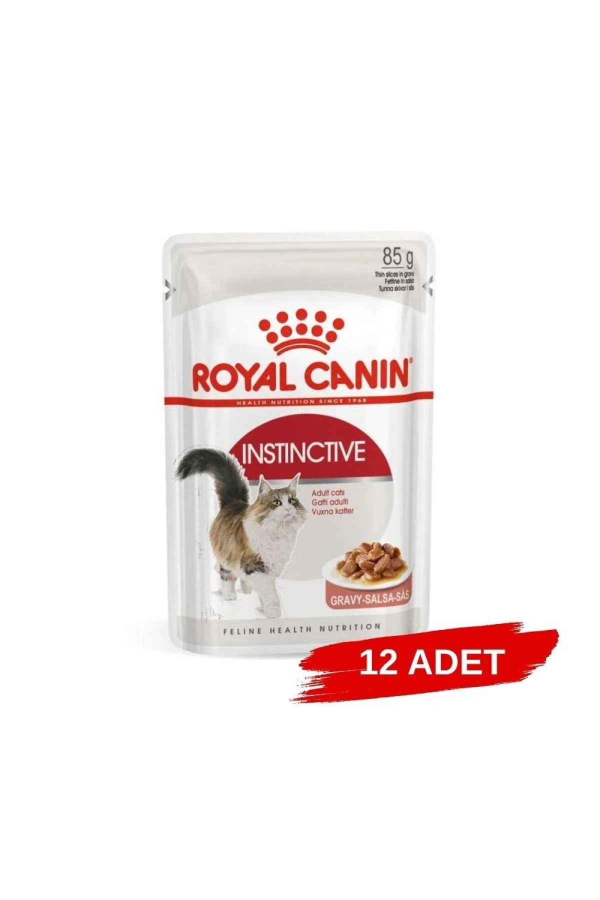 Gravy Instinctive Yaş Kedi Maması 85 Gr x 12 Adet