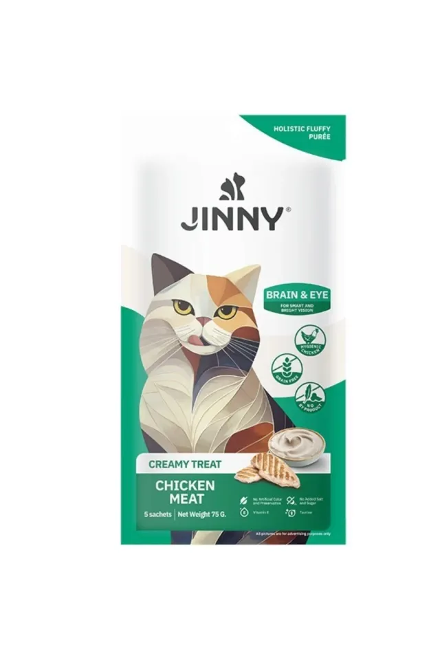Creamy Tavuklu Sıvı Kedi Ödülü Maması 5x15 Gr
