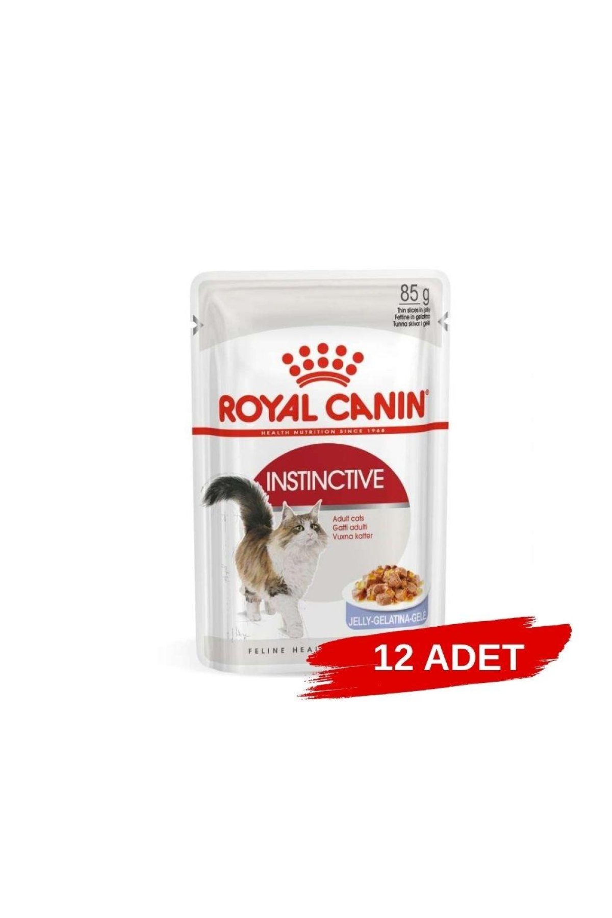Jelly Instinctive Yaş Kedi Maması 85 Gr x 12 Adet