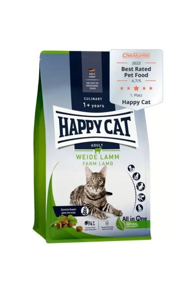 Culinary Weide Lamm Kuzu Etli Kedi Maması 10 Kg