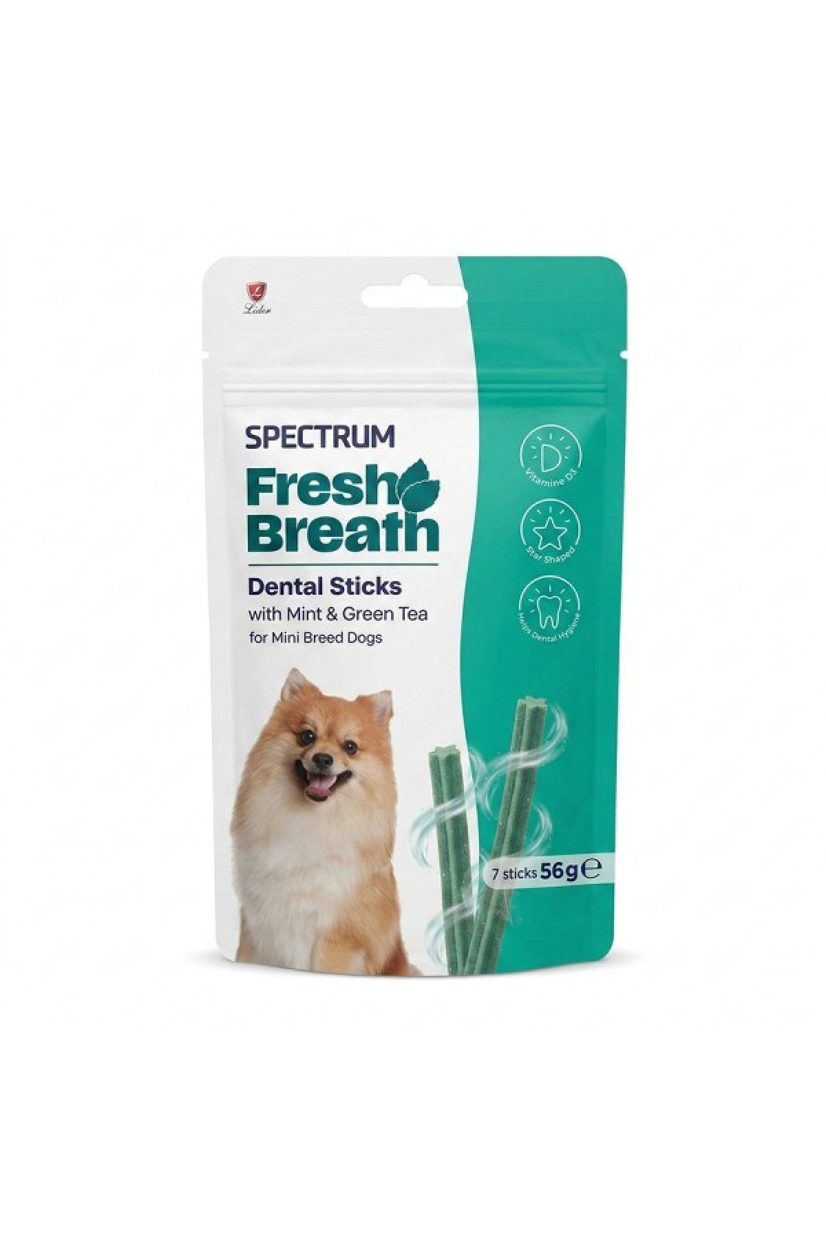 Fresh Breath Mini Irk Yetişkin Köpekler İçin Naneli Diş Çubukları Köpek Ödülü 56gr
