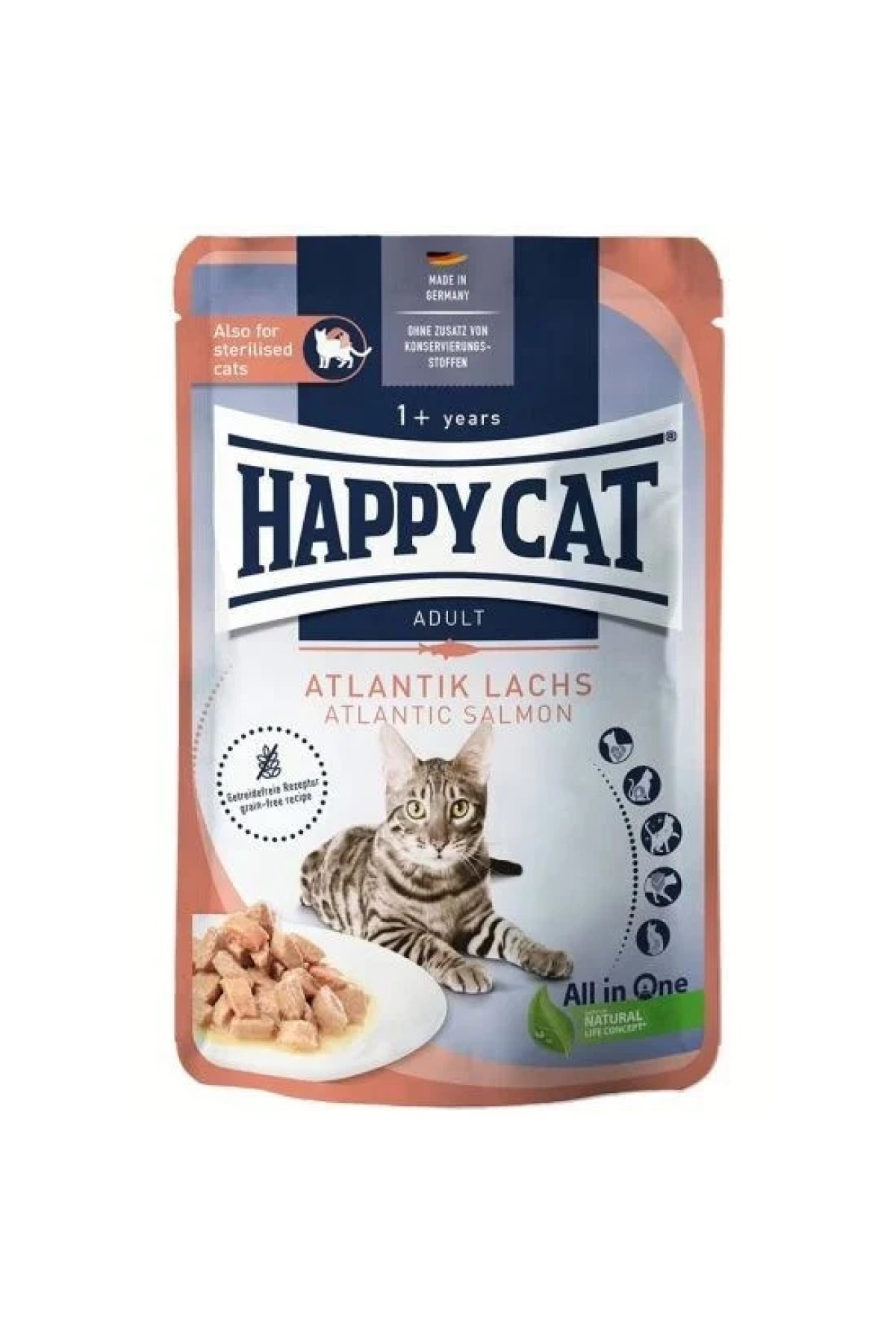 Kedi Yaş Maması Somonlu 85 Gr