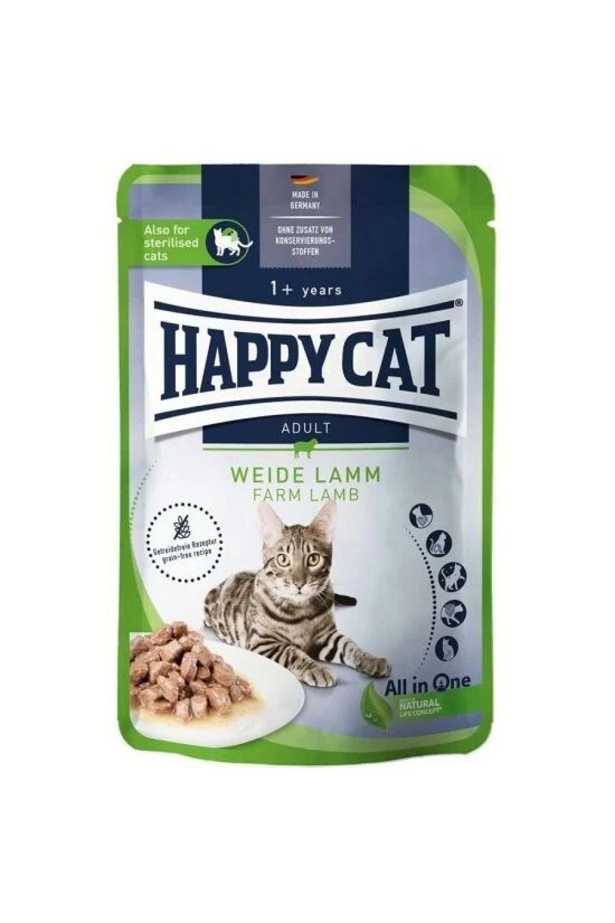 Kedi Yaş Maması Kuzu Etli 85 Gr