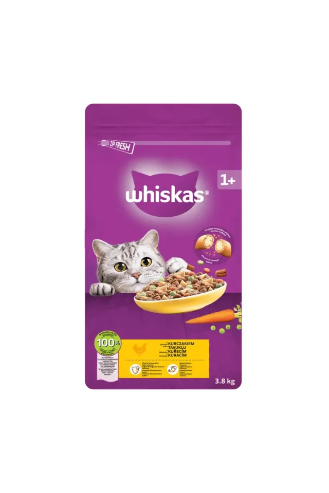 Tavuklu ve Sebzeli Yetişkin Kedi Maması 3,8 kg