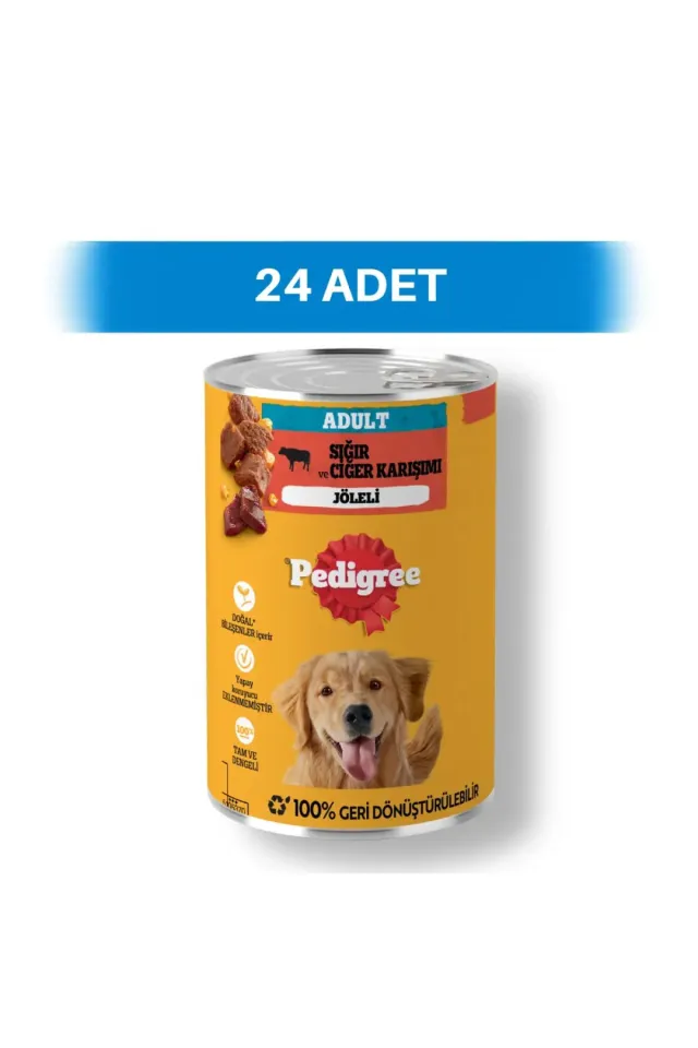 Sığır Etli Yetişkin Köpek Konservesi 400 gr