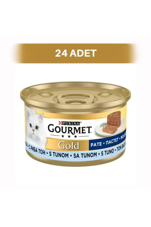Kıyılmış Ton Balıklı Yetişkin Kedi Konservesi 24 x 85 gr