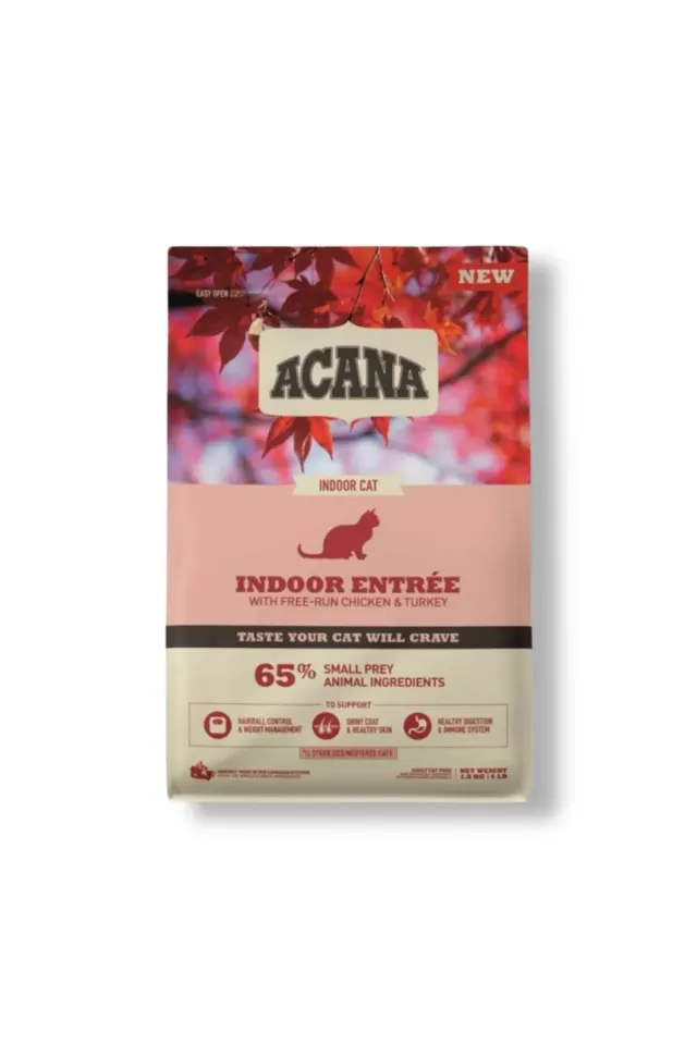 Indoor Entree Hairball Control Tavuklu ve Ringa Balıklı Kısırlaştırılmış Yetişkin Kedi Maması 4,5 kg