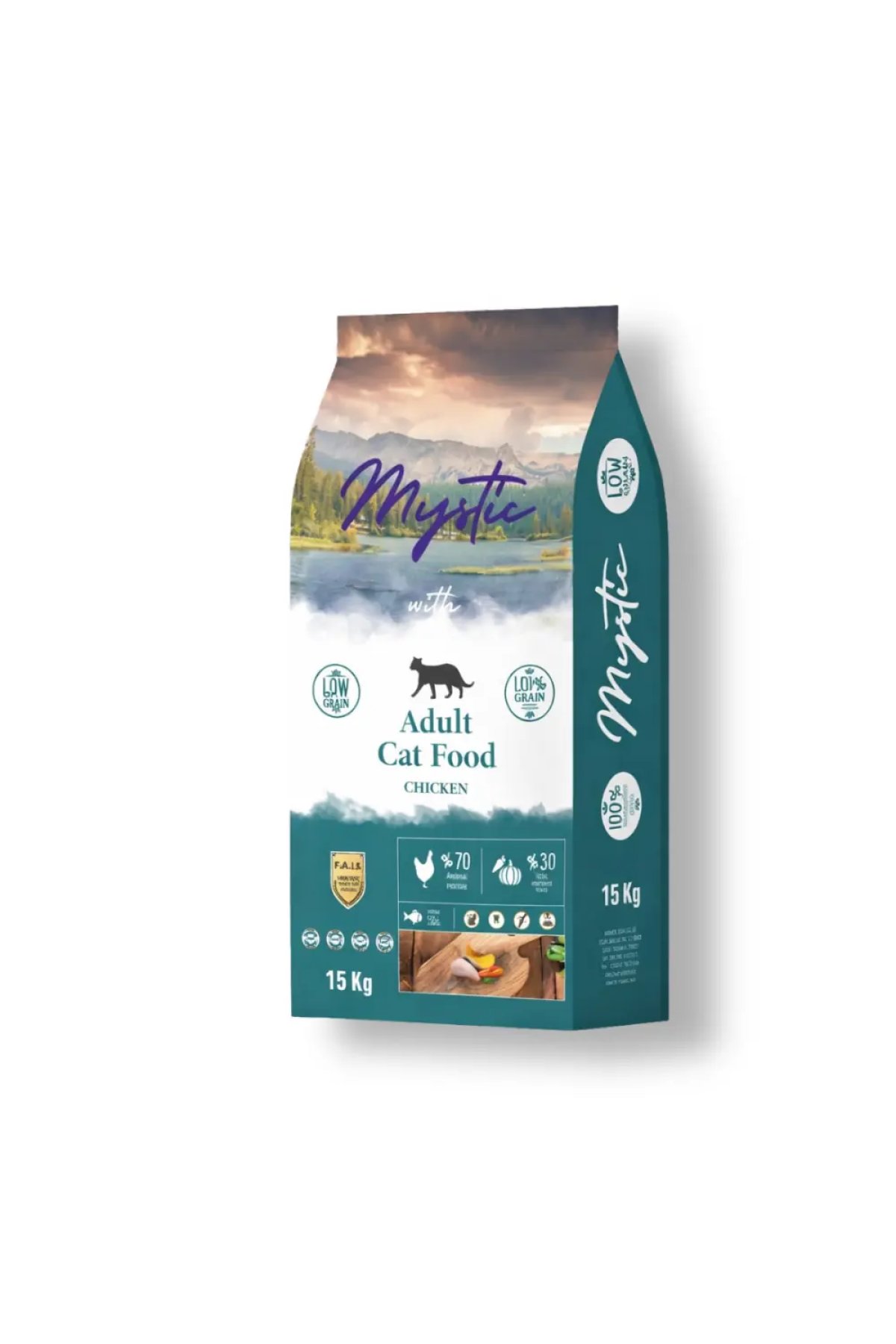 Az Tahıllı Tavuklu Yetişkin Kedi Maması 15 kg