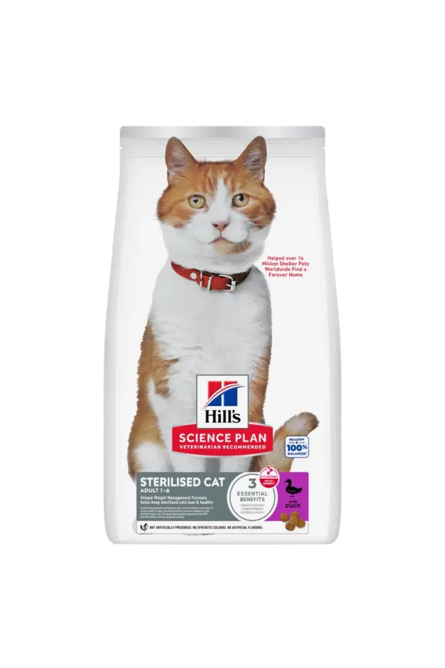 Ördekli Kısırlaştırılmış Kedi Maması 10 kg